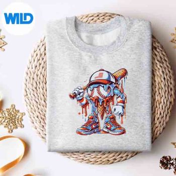 Baseball Lifestyle 101 Youth Baseball Drip Icecream Silhouette SVG PNG 4 BaseballLifestyle101YouthBaseballDripIcecreamsweater 1