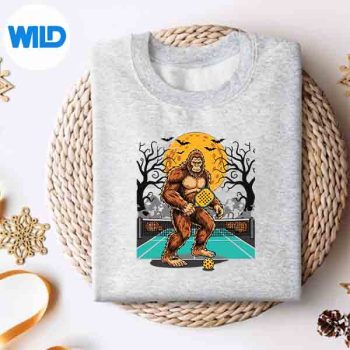 Bigfoot Pickleball Halloween Sasquatch Moon Scene Silhouette SVG PNG 4 BigfootPickleballHalloweenSasquatchMoonScenesweater