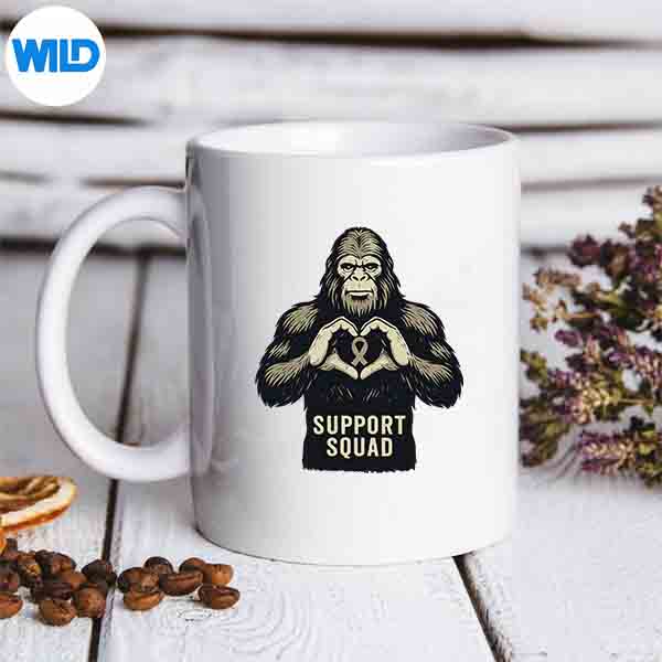 BigfootPinkRibbonBreastCancerAwarenessSupportSquadCutemug