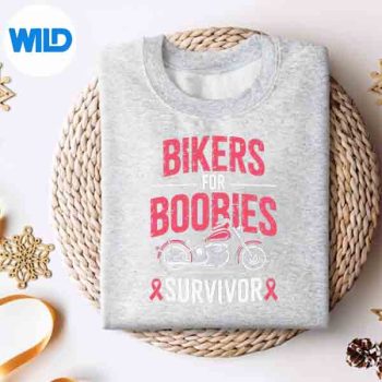 Bikers For Boobs Against Breast Cancer Awareness Motorcycle Funny Silhouette SVG PNG Cut File 4 BikersForBoobsAgainstBreastCancerAwarenessMotorcycleFunnysweater