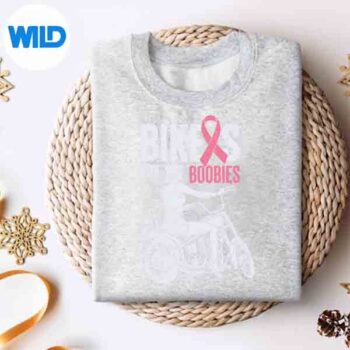 BikersForBoobsAgainstBreastCancerAwarenessMotorcycleLovesweater