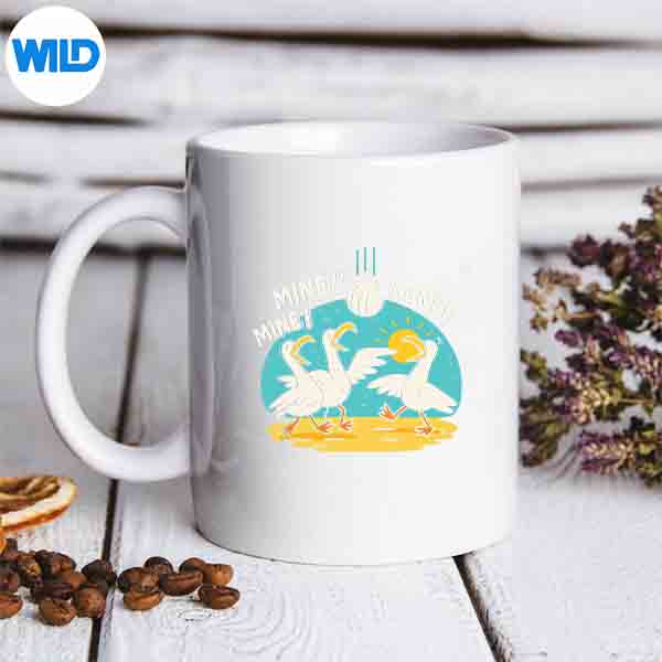 Bird Playing Volleyball Mine Game Day Vibes Sports Vector Design 6 BirdPlayingVolleyballMineGameDayVibesSportsmug