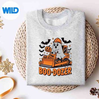 Boo Dozer Halloween Ghost Bulldozer Construction Trucks Cut File 4 BooDozerHalloweenGhostBulldozerConstructionTruckssweater