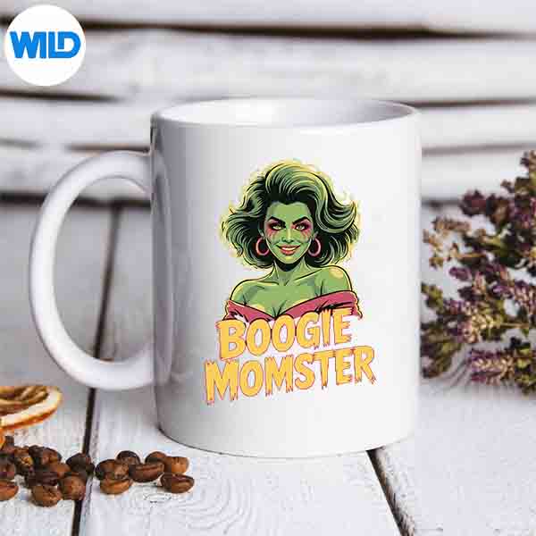 BoogieMomsterRetroGlamHalloweenMonsterLadyLookmug