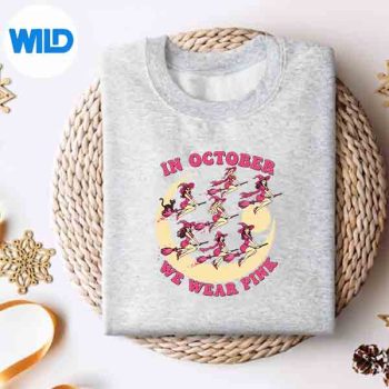 Breast Cancer Halloween In October We Wear Pink Design for Cricut 4 BreastCancerHalloweenInOctoberWeWearPinksweater