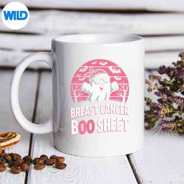 BreastCancerIsBooSheetHalloweenLovemug