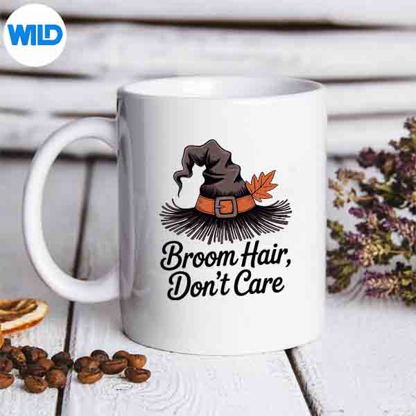BroomHairDontCareWitchHalloweenmug