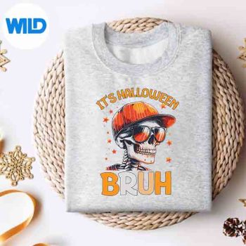 Bruh Halloween Halloween Skeleton Vintage Digital Design 4 BruhHalloweenHalloweenSkeletonVintagesweater