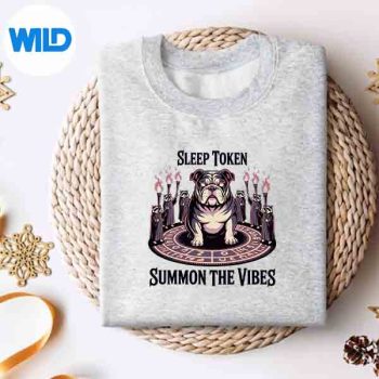 BulldogSummoningRitualSleepTokenAestheticWithRaccoonsweater
