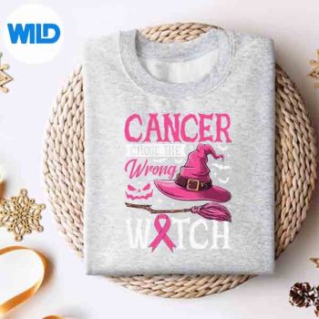 CancerChoseTheWrongWitchBreastCancerHalloweensweater