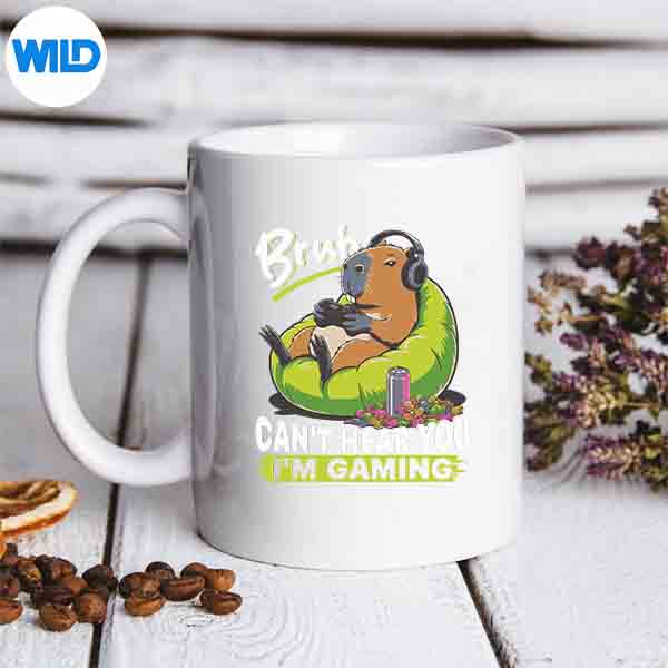 Capybara Gamer Gaming Vintage Vector Design 7 CapybaraGamerGamingVintagemug