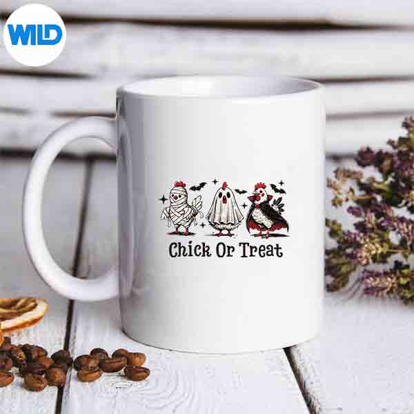 Chick Or Treat Halloween Witch Spooky Cute Chicken SVG PNG Digital Download 6 ChickOrTreatHalloweenWitchSpookyCuteChickenmug