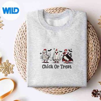 Chick Or Treat Halloween Witch Spooky Cute Chicken SVG PNG Digital Download 4 ChickOrTreatHalloweenWitchSpookyCuteChickensweater