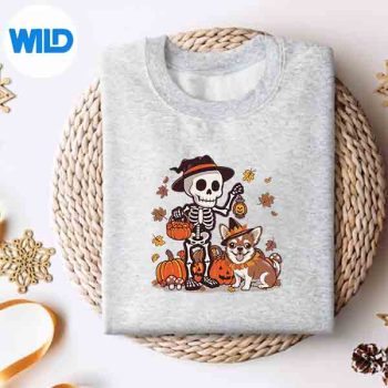 Chihuahua Skeleton Spooky Dog Lover Halloween Silhouette SVG PNG Cut File 4 ChihuahuaSkeletonSpookyDogLoverHalloweensweater