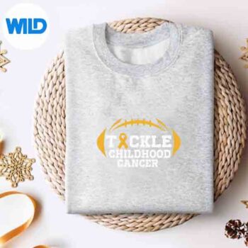 ChildhoodTackleFootballChildhoodCancerAwarenesssweater