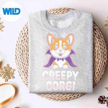 Creepy Corgi Vampire Spooky Corgi Character SVG PNG Digital Design 4 CreepyCorgiVampireSpookyCorgiCharactersweater