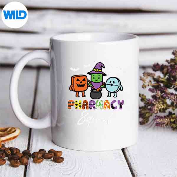 CutePharmacySquadPillsWitchHalloweenCostumePharmacistmug