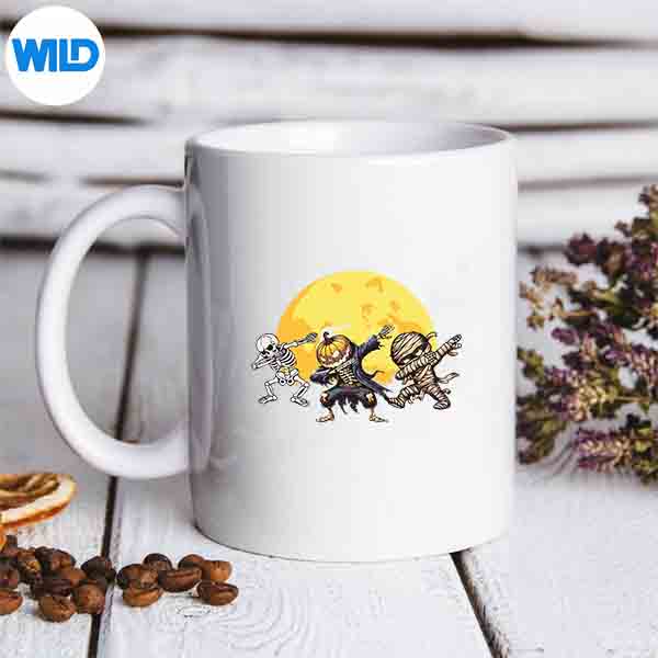Dabbing Skeleton Mummy Spooky Squad Halloween SVG Cut File 7 DabbingSkeletonMummySpookySquadHalloweenmug