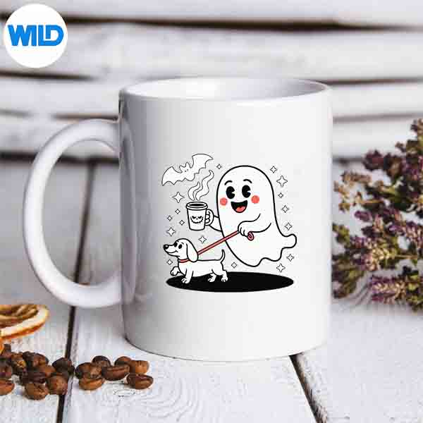 Dachshund Ghost Halloween Spooky Season Weenie Dog SVG PNG Download 7 DachshundGhostHalloweenSpookySeasonWeenieDogmug