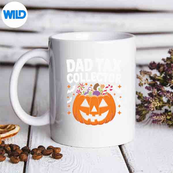 Dad Tax Collector Halloween Trick Or Treat Candy Costume Digital Design 6