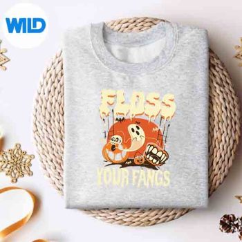 Dentist Halloween Floss Your Fangs Dental Hygienist Boo Silhouette SVG PNG 4 DentistHalloweenFlossYourFangsDentalHygienistBoosweater