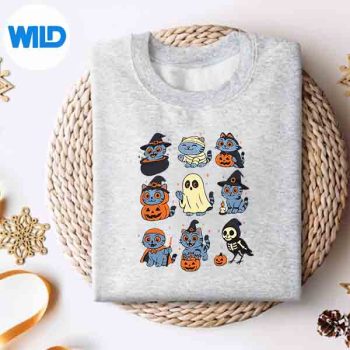 Derpy Tiger And Bird Halloween SVG PNG Digital Download 4 DerpyTigerAndBirdHalloweensweater