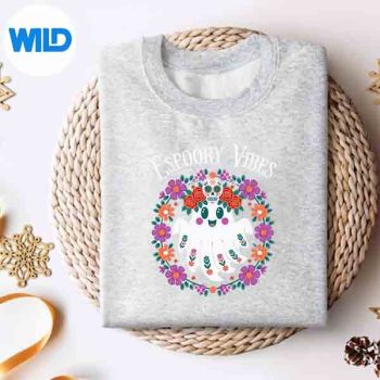 EspookyVibesMaestraSpanishMexicanTeacherHalloweenFunnysweater