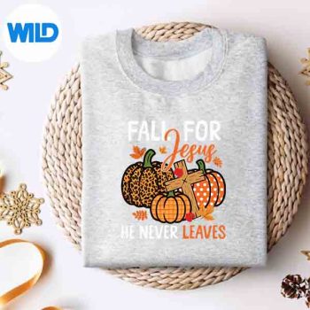 FallProudJesusThanksgivingLeopardPumpkinsChristiansweater
