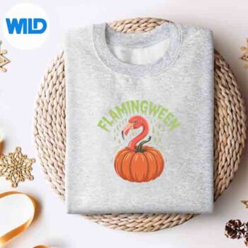 FlamingoweenFlamingoPumpkinSpookyHalloweenCostumesweater