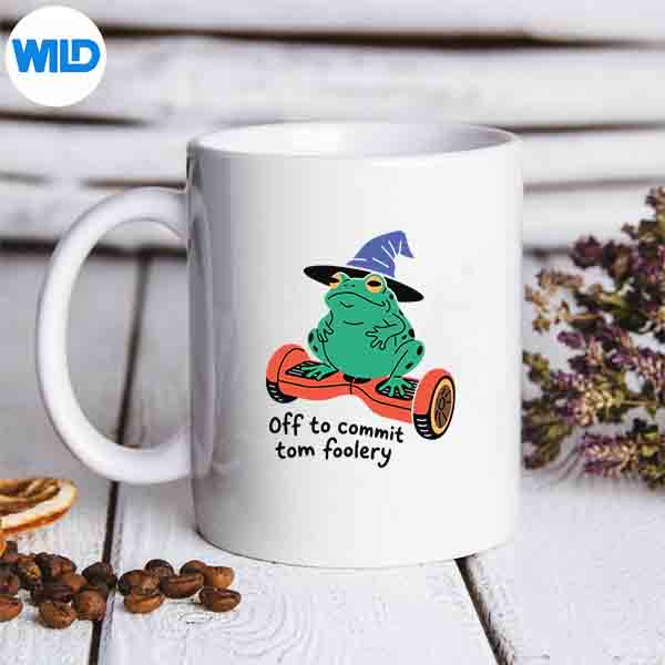 FrogSayingOffToCommitTomFooleryHumormug