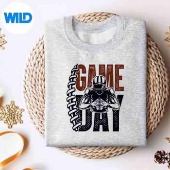 Game Day Football Season Team Sports Vintage Silhouette SVG PNG Cut File 4 GameDayFootballSeasonTeamSportsVintagesweater