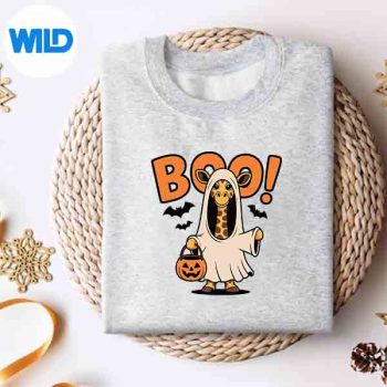 GiraffeBooHalloweenCostumeVintagesweater