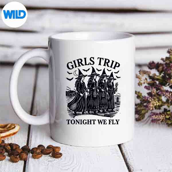 Girls Trip Tonight We Fly Witches Halloween Cut File 7 GirlsTripTonightWeFlyWitchesHalloweenmug