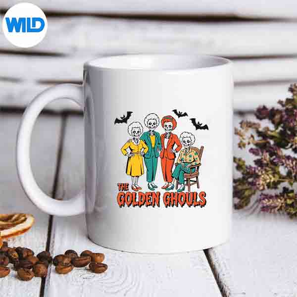 GoldenGhoulsHalloweenForFansOfSpookyFunmug