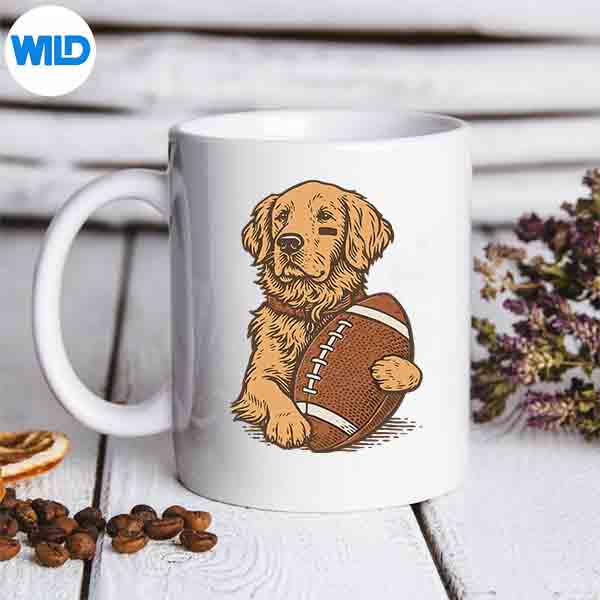 Golden Retriever Dog Football Game Day Touchdown Season SVG PNG Download 7 GoldenRetrieverDogFootballGameDayTouchdownSeasonmug