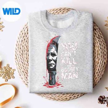 HalloweenCreepyHorrorCostumeYouCantKillTheBoogeymansweater