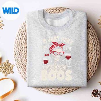 Halloween Im Just Here For The Boos Skeleton SVG PNG 4 HalloweenImJustHereForTheBoosSkeletonsweater