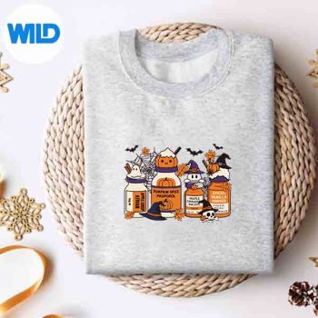 Halloween Nurse Pumpkin Spice Propofol Ativan Icu Fall Digital Design 4 HalloweenNursePumpkinSpicePropofolAtivanIcuFallsweater