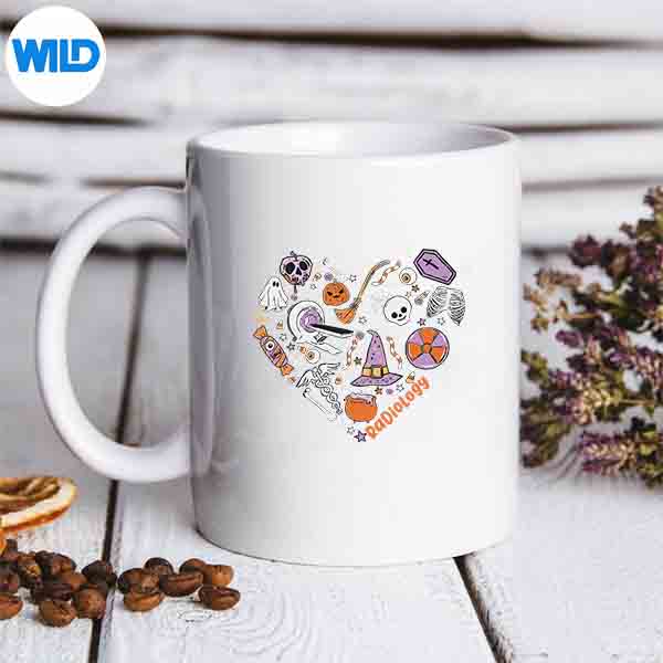 HalloweenRadiologyHeartTechnologistXrayTechAutumnmug