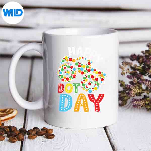 HappyDotDayMonsterTruckPolkaDottedmug