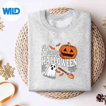 Happy Halloween Ghost Scary Pumpkin Cut File 4 HappyHalloweenGhostScaryPumpkinsweater