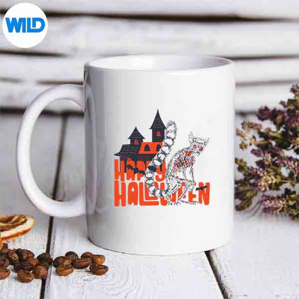 HappyHalloweenRingtailedLemurCostumeFunHalloweenmug