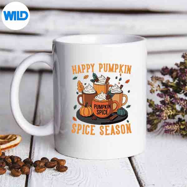 Happy Pumpkin Spice Season Fall Season Vector Design