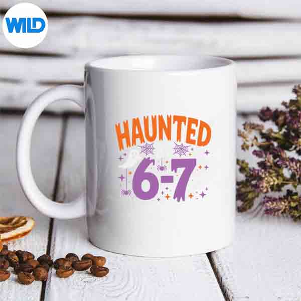 Haunted By 67 Haunted By 67 6 7 Halloween SVG PNG 7 HauntedBy67HauntedBy6767Halloweenmug