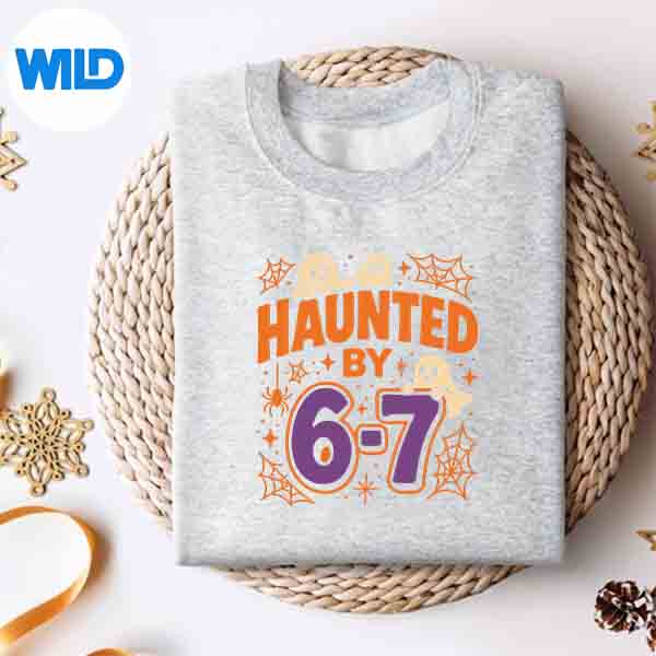 Alternative view of Haunted By 6 7 Vintage SVG PNG Cut File