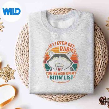 High On My Biting List Rabid Raccoon Retro Meme Silhouette SVG PNG Cut File 4 HighOnMyBitingListRabidRaccoonRetroMemesweater