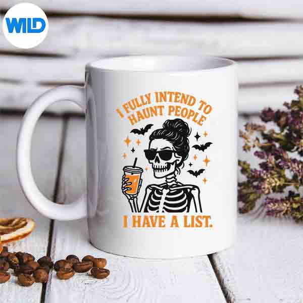 IFullyIntendToHauntPeopleIHaveAListHalloweenmug