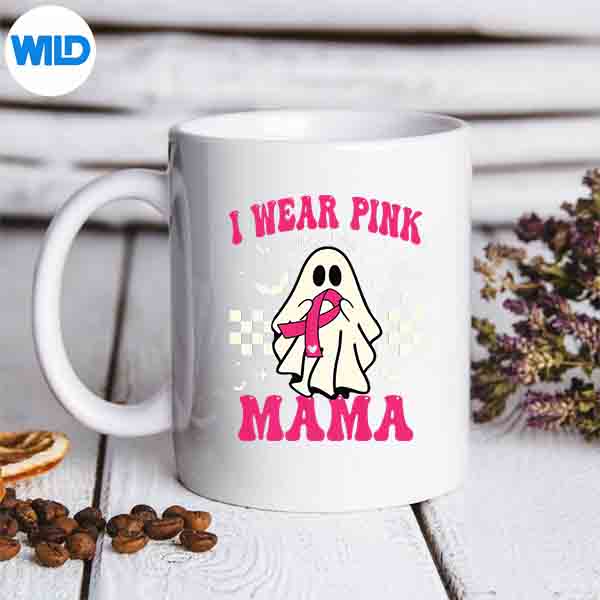 I Wear Pink For My Mama Ghost Halloween Breast Cancer Silhouette SVG PNG 7 IWearPinkForMyMamaGhostHalloweenBreastCancermug