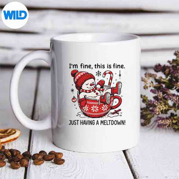 Im Fine This Is Fine Just Having Meltdown Christmas SVG PNG Digital Download 7 ImFineThisIsFineJustHavingMeltdownChristmasmug