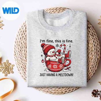 ImFineThisIsFineJustHavingMeltdownChristmassweater